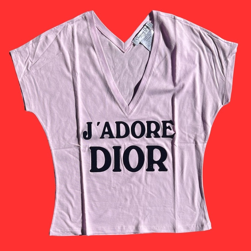 Dior J’Adore Dior V-Neck T-Shirt